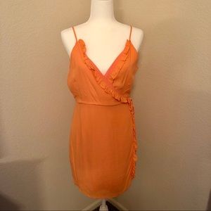 Ruffle Wrap Dress